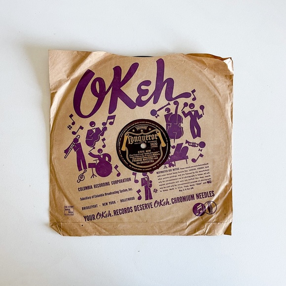 FRANKIE MASTERS CONQUEROR WE'RE IN THE ARMY NOW And G'BYE NOW  10 Inch Record - Picture 3 of 5